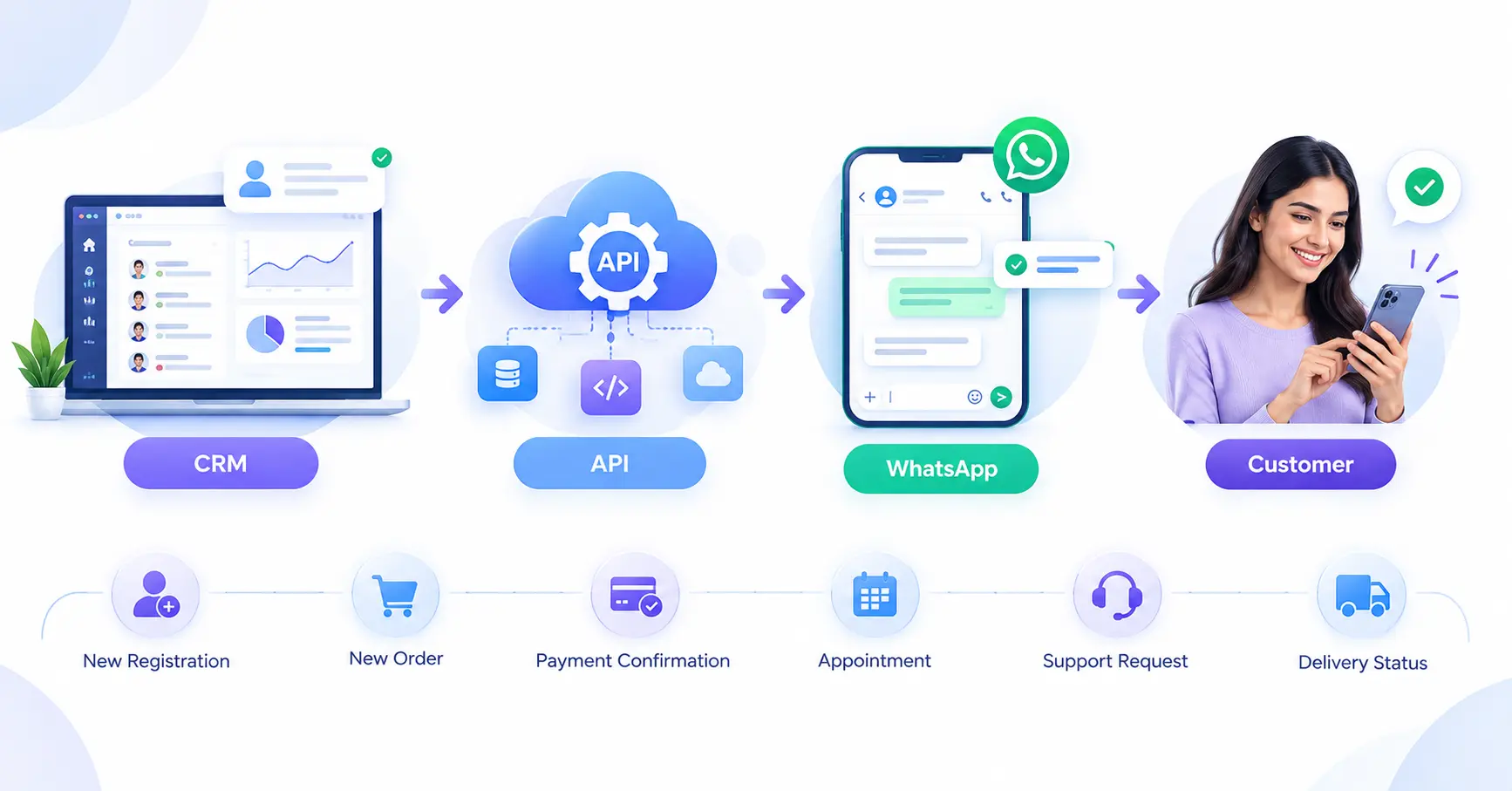 WhatsApp Business Messaging with CRM and API WhatsApp Business Messaging with CRM and API