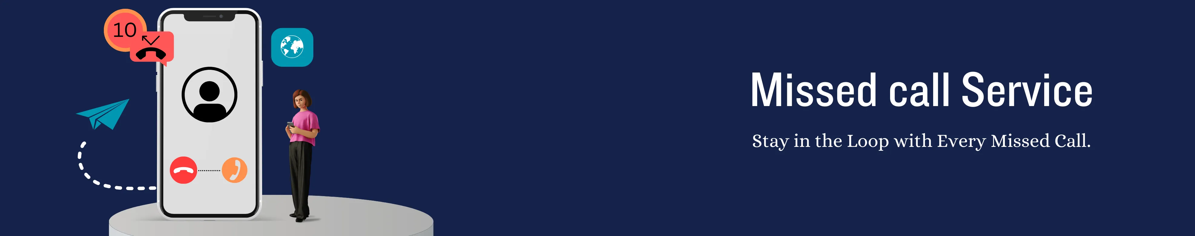 Missed call service by Mishtel for lead generation and engagement